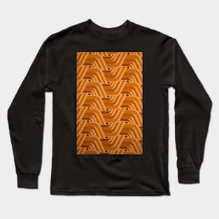 Retro Orange One Long Sleeve T-Shirt